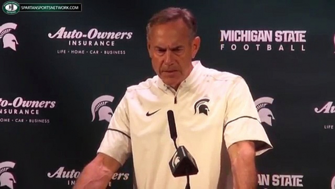 Michigan State 40 Northwestern 54: Mark Dantonio Tough times dont last, tough players do