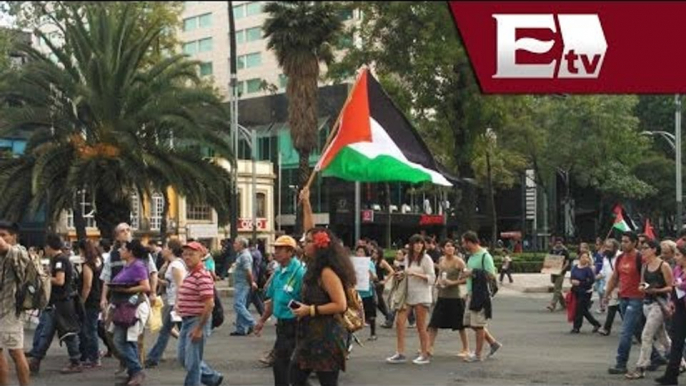 Capitalinos se manifiestan en apoyo a Palestina  / Todo México