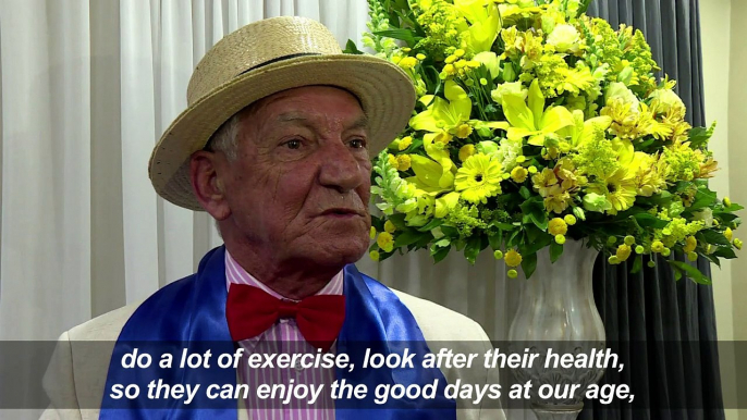 Brazil beauty pageant crowns handsomest elderly man