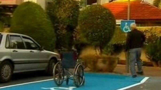 Parking handicapé rigolo humour