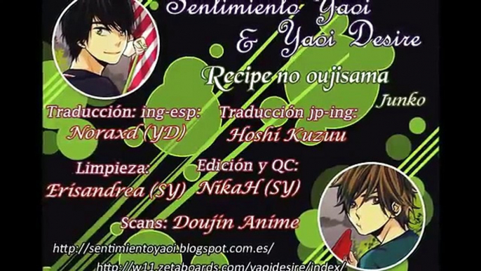 ♥~Recipe No Oujisama Cap.1 [MANGA YAOI]~♥