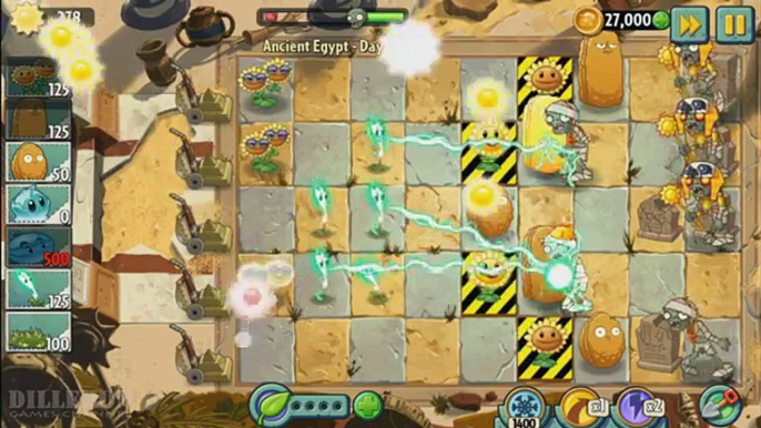 Antigua día Egipto plantas zombis Vs 2 20 paso a paso