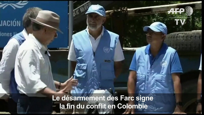 Le désarmement des Farc signe la fin du conflit en Colombie