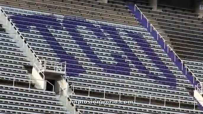 TCU Amon G Carter Stadium Implosion 6 cam composite HD