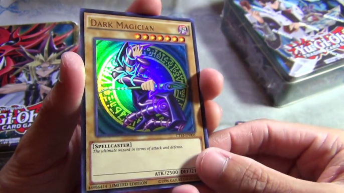 Yugioh 2016 Mega Tin Yugi & Slifer and Kaiba & Obelisk Opening!!!