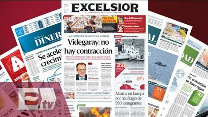 El periódico Excélsior presenta su nueva imagen / Titulares de la mañana