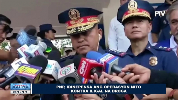 PNP, idinepensa ang operasyon nito kontra iligal na droga