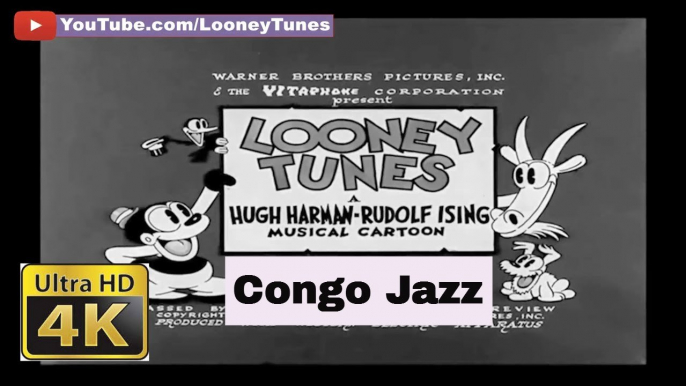 Looney Tunes - Bosko Cartoon - Congo Jazz (1930) - 4K Ultra HD Remastered