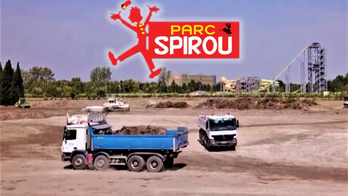 Première vidéo pour la construction du Parc Spirou