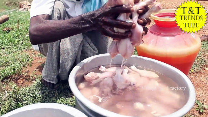 KFC Chicken - 100 Legs - 100 Wings - Prepared by my DADDY - Village food factory