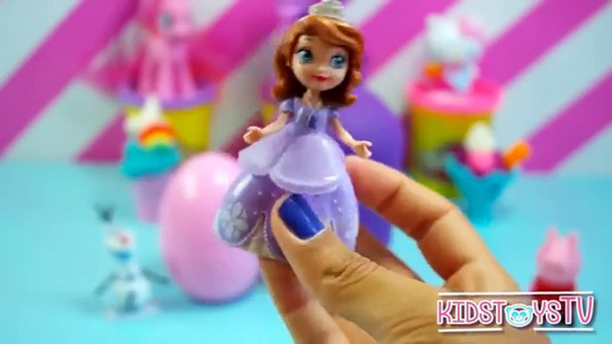 Des œufs jouer Princesse doh mylittlepony playdough surprises oeufs de surprise disney sofia