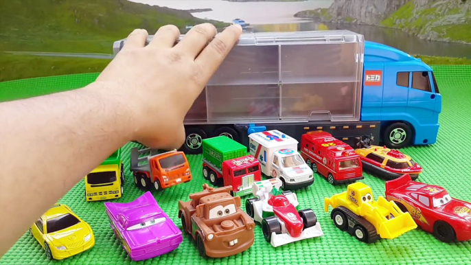 Disney Pixar Cars 3 Toys Disney Mack Truck Hauler Toys Tomica Truck Carry Case Disney Cars