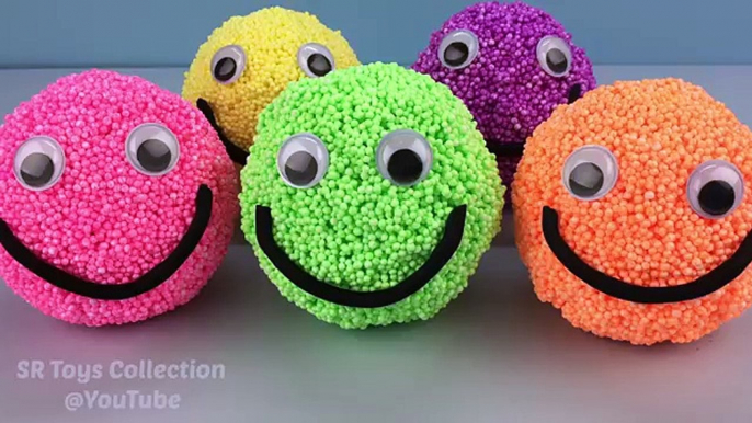 Et argile les couleurs visage pour amusement amusement de Apprendre nombres jouer vase jouets avec doh pas smiley surpris