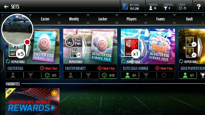 More madden mobile easter gameplay! 92 Ezekiel ansah!