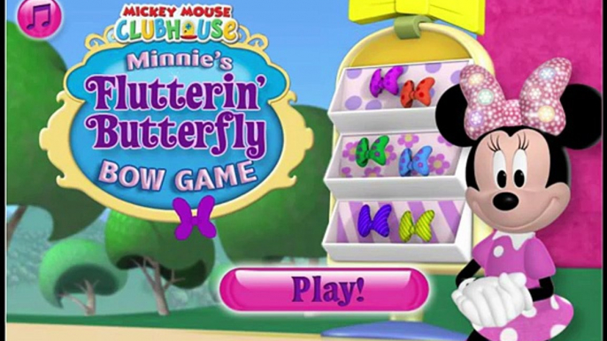 Arc papillon Jeu des jeux souris Tes enfants Minnies Flutterin Mickey