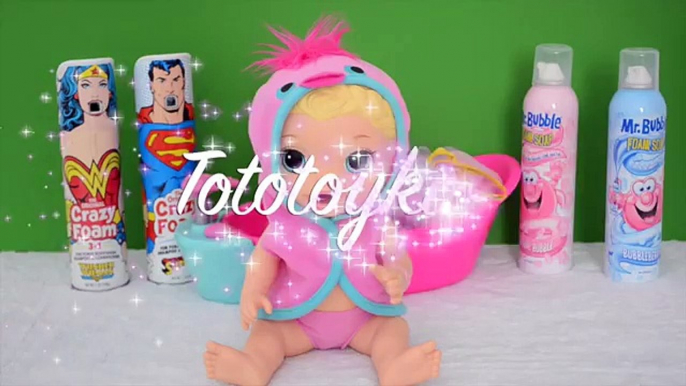 Vivo bebé hacer en n / A Mi muñeca bañada bañarse bañarse patas portuguesas tototoykids