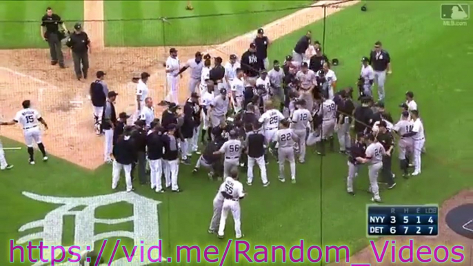 Watch The Massive Brawl Between The Yankees & Tigers