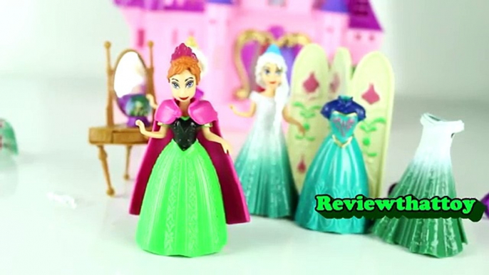 Disney Frozen Fake Magic Clip dolls Elsa and Anna muñecas congeladas 가짜 디즈니 공주