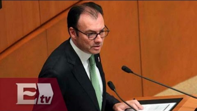 Comparece Luis Videgaray en el Senado