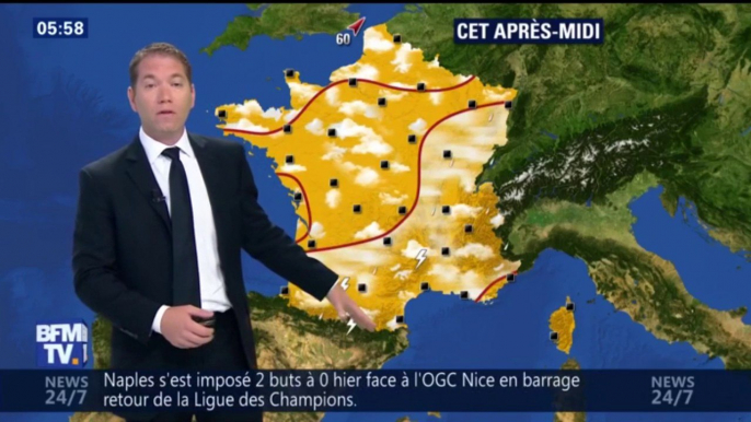 Météo : de la chaleur et des risques d’orages dans le sud ce mercredi