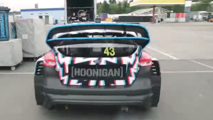 VÍDEO: Así preparan la logística del Ford Focus RS RX de Ken Block