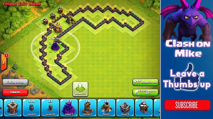 Clash of Clans - Town hall 8 (Th8) War Base + Defense REPLAY - ANTi GoWipe ANTi Dragon ANT