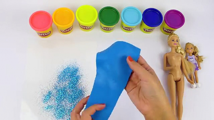 Поделки из пластилина Play-Doh: лепим наряды для кукол Barbie Челси из Плей До