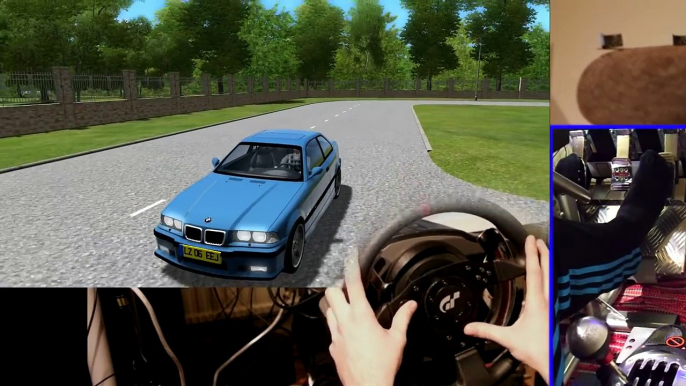 Et voiture ville dérive au volant complet illégal Nouveau Courses rue BMW M3 E30 hd