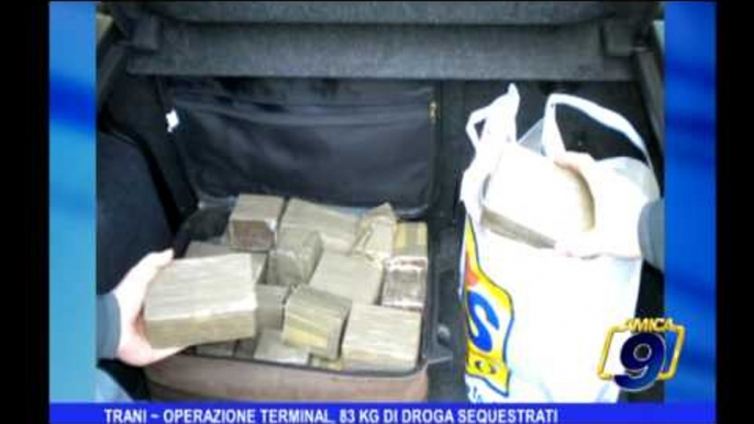 Trani | Operazione Terminal, 83 kg di droga sequestrati