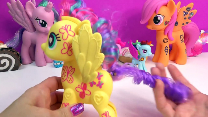 La mignonne trousse petit la magie Magie marque mon poney Princesse jouet Mlp pop pop celestia zecora playset unbox