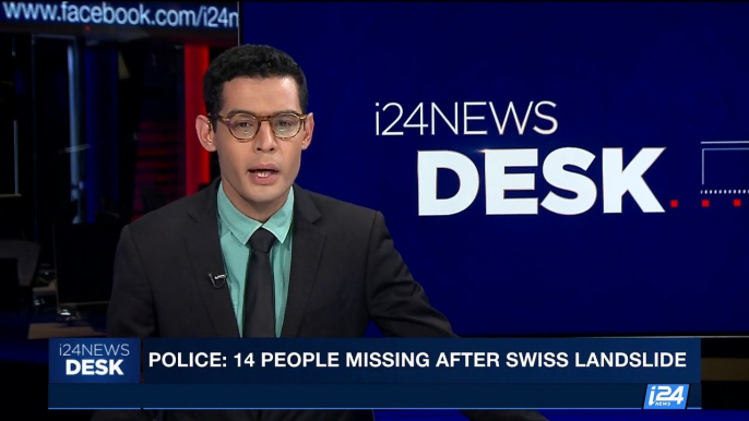 i24NEWS DESK | Police: 14 people missing after Swiss landslide | Thursday, August 24th 2017