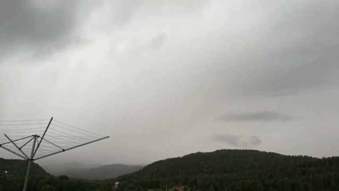 Lightning Strikes Way Too Close to Norwegian Man Watching Storm From His Deck