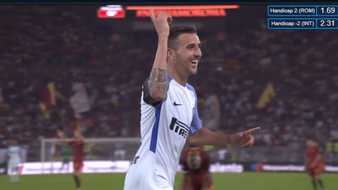 Matias Vecino Goal HD - AS Roma 1-3 Inter Milan 26.08.2017