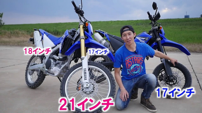 祝！友達のYAMAHA WR250R（青）が納車されました！お店さん曰く、東京では最後の一台だったとか。うちのWR250Xと並べるよ。