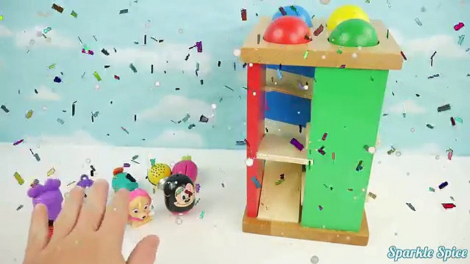 Bébé des balles les meilleures les couleurs enfants apprentissage masques patrouille patte les tout-petits jouet jouets en bois Pj pres