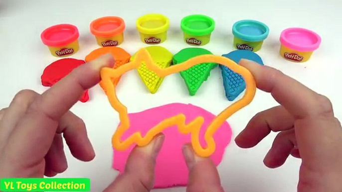 Et en colère des oiseaux les couleurs crème léléphant pour amusement amusement de la glace enfants Apprendre moules jouer Doh Animal Creativ