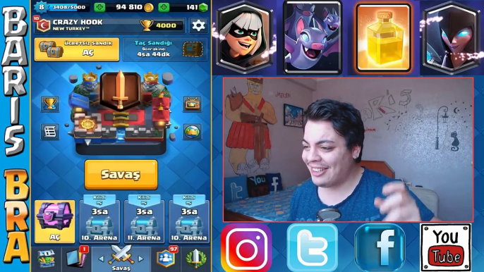 ŞOK!! 21 TANE SEZON ÖDÜLÜ AÇTIM (Clickbait Değil) Clash Royale