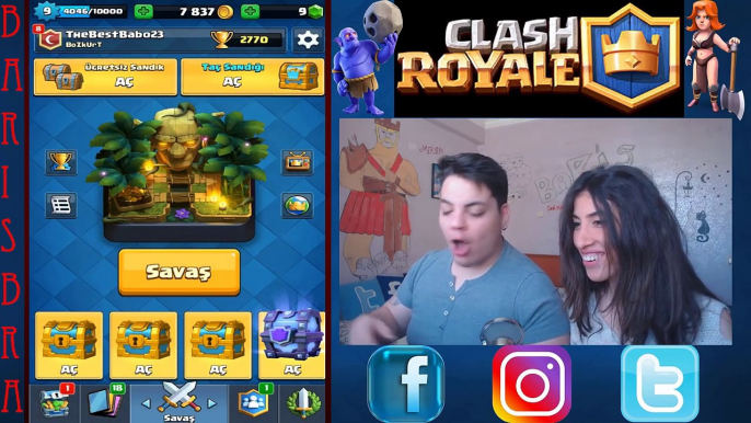 İNTİKAM!! 21000 GEM DEĞERİNDE SANDIK AÇILIMI Clash Royale