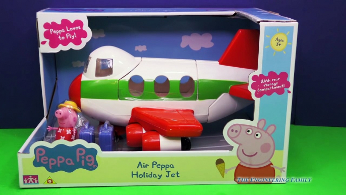 Vacances chasse entaille avion jouet jouets voyager Jr peppa pigs playset disney surprise