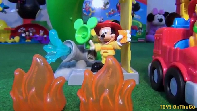 Casa Club el Delaware por estación de bomberos precio pescador gracioso júnior ratón mickey disney juguetes mickey mou