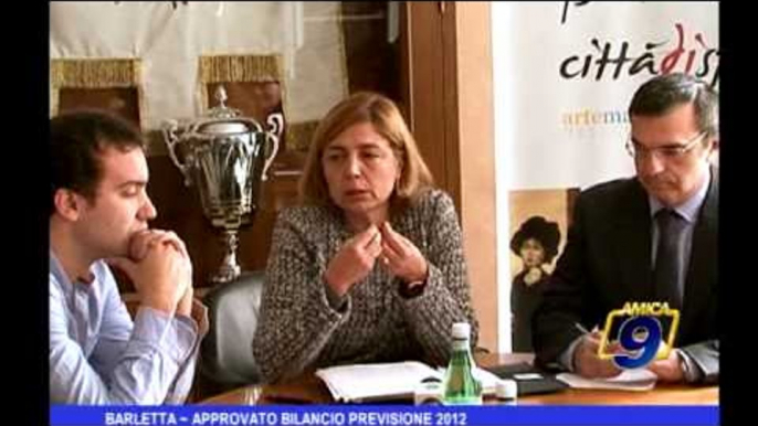 Barletta | Approvato Bilancio Previsione 2012