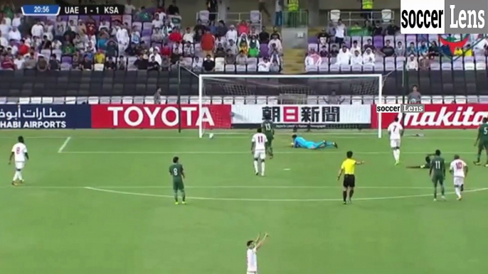 United Arab Emirates UAE vs Saudi Arabia 2-1 - All goals & Highlights HD - 27.08.2017 HD