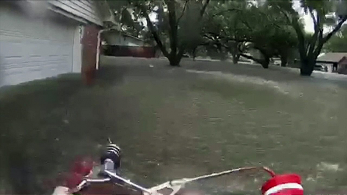 US Coast Guard saves Texans from storm Harvey flooding