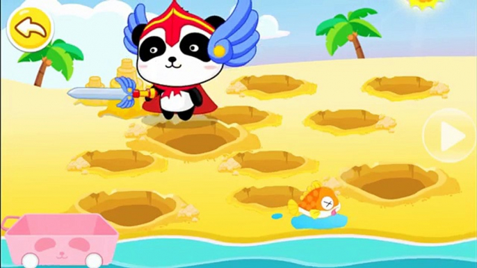 Bébé par par mignonne des jeux chasse île enfants petit Trésor avec Panda panda babybus