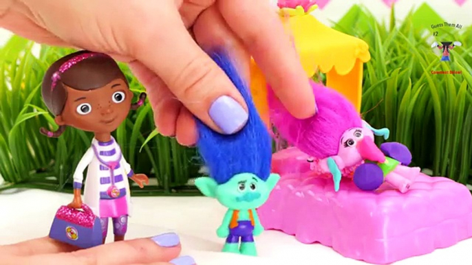 Trolls Branch Surgery! Doc McStuffins Hospital Operation on Branch w Trolls Movie Poppy TO