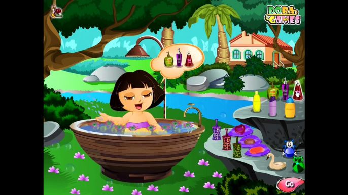 Dora the Explorer Cute Dora Bathing Episodes For Children Cartoon Movie Game New new