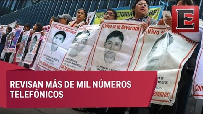 Indagan celulares de los normalistas desaparecidos de Ayotzinapa