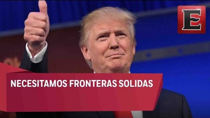 Necesitamos fronteras sólidas: Trump /Tercer debate Hillary Clinton y Donald Trump