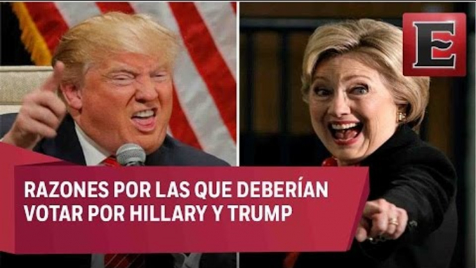 ¿Por qué deberían ganar la presidencia? / Finaliza tercer debate entre Hillary y Trump