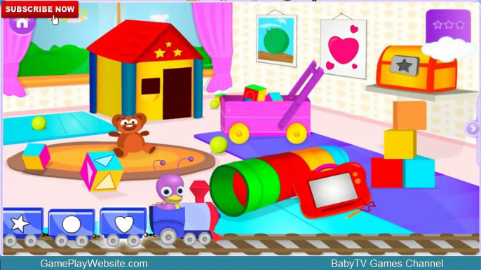 BabyTV Online Learning Games for School Children - The Shapes Train Game